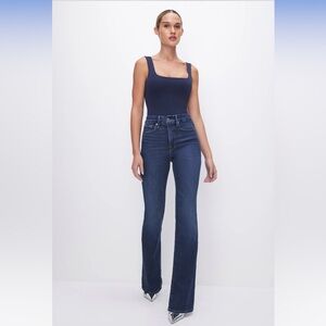 Good American Soft-Tech Good Classic Slim Bootcut Jeans